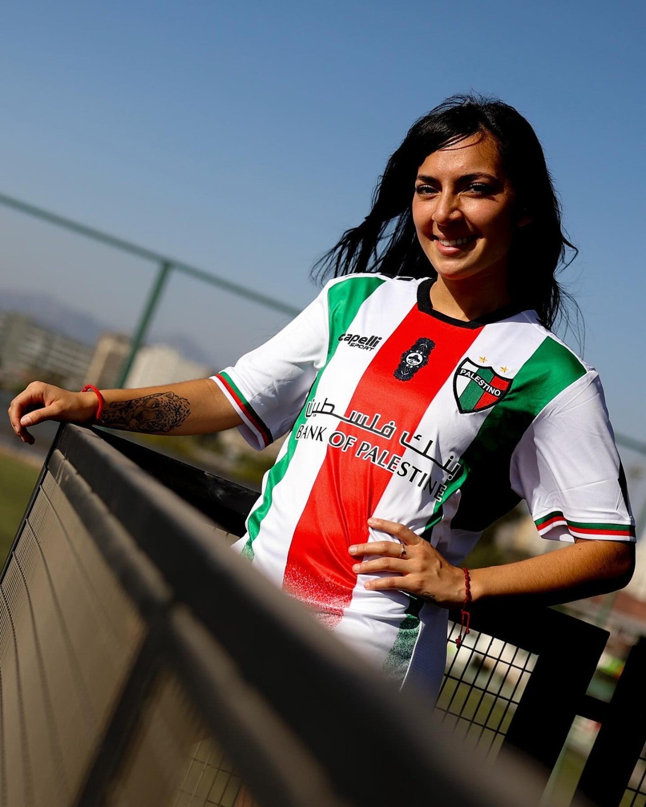 Camiseta Oficial Capelli Palestino Fútbol Chile de Palestina 2024
