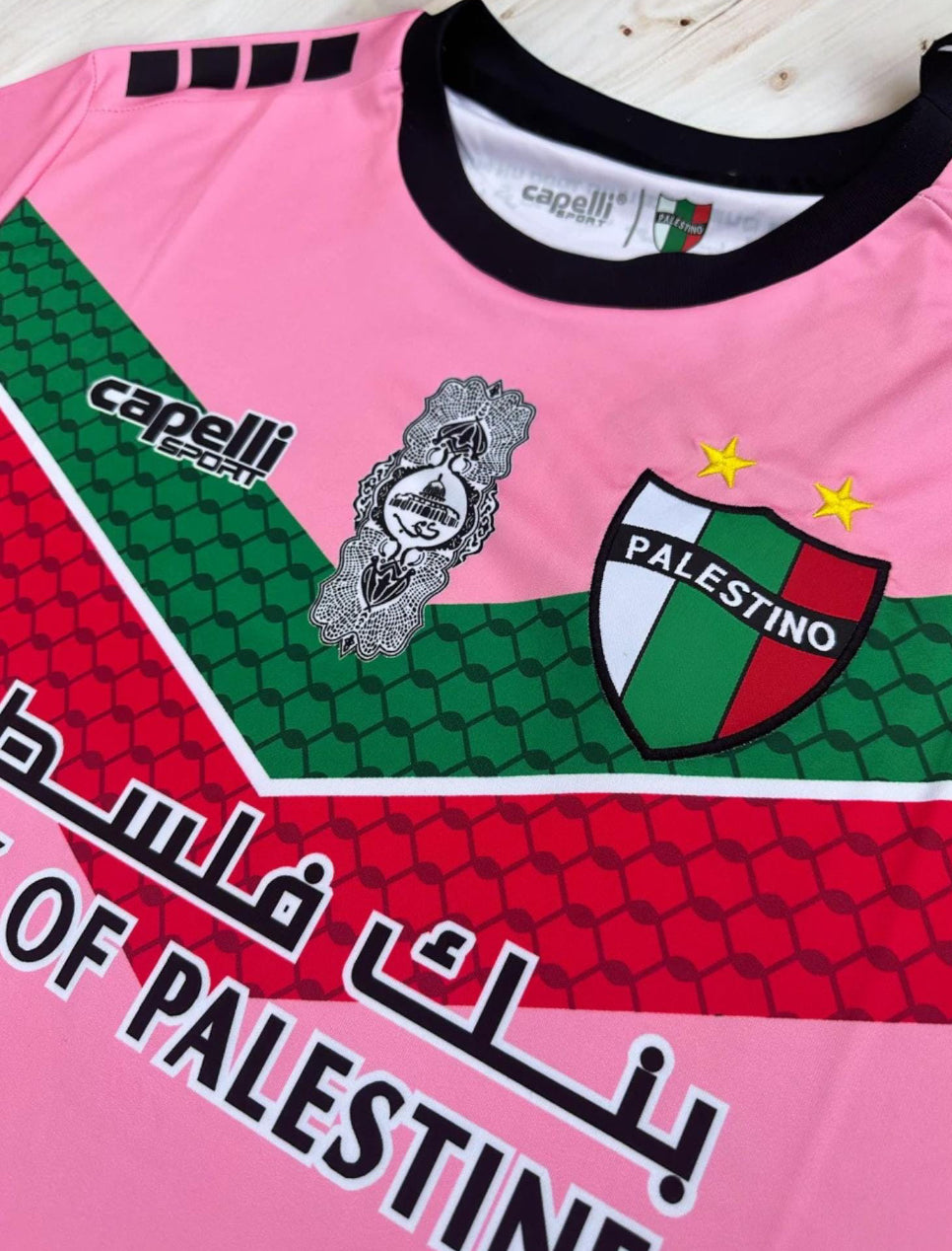 Maillot Officiel Rose Palestino Chili 2022/2023