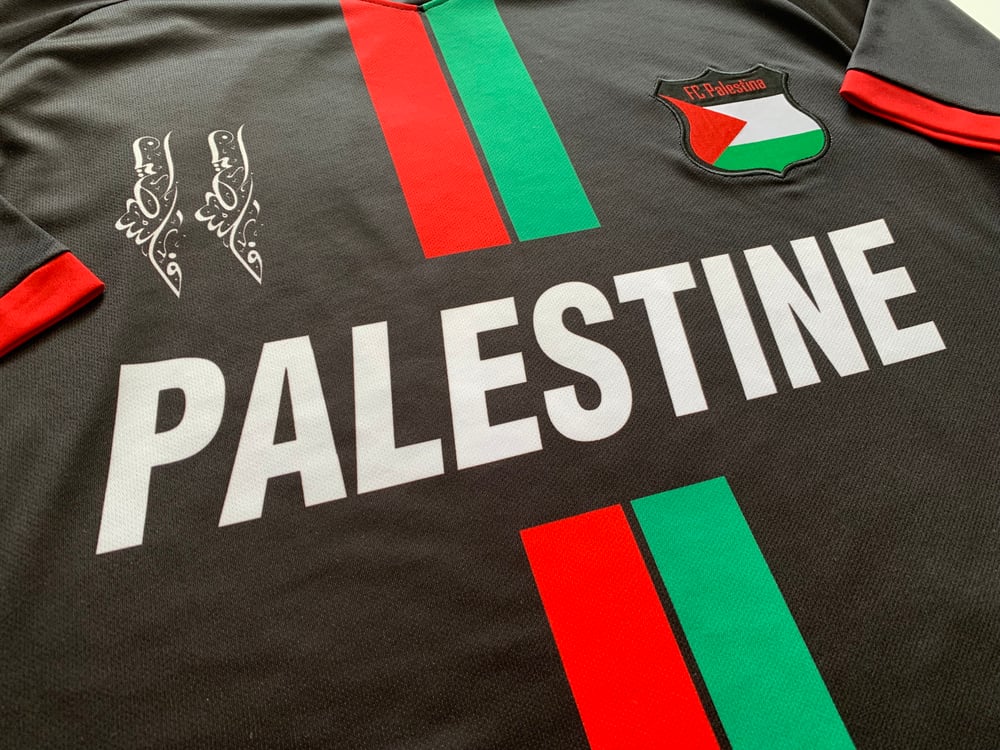 Camiseta Futbol Palestina con Mapa 11