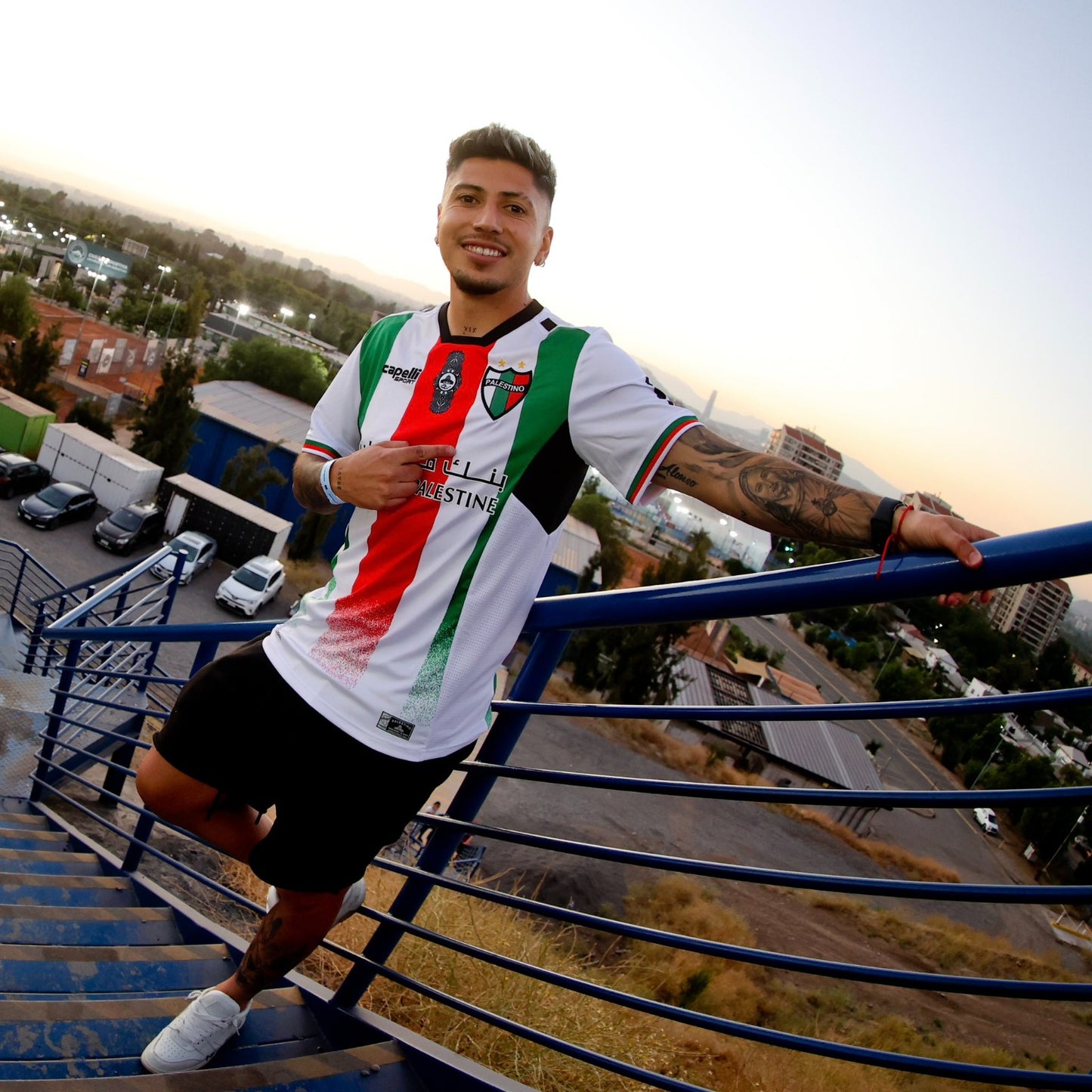 Camiseta Oficial Capelli Palestino Fútbol Chile de Palestina 2024