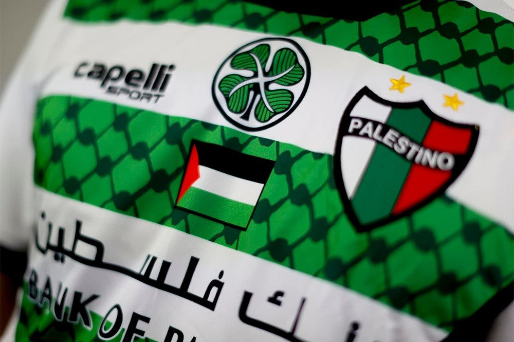 Camiseta Palestino CELTIC fútbol chile 2024 2025