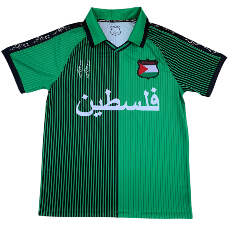 Camiseta Fc Palestine Futbol Maillot Green Retro