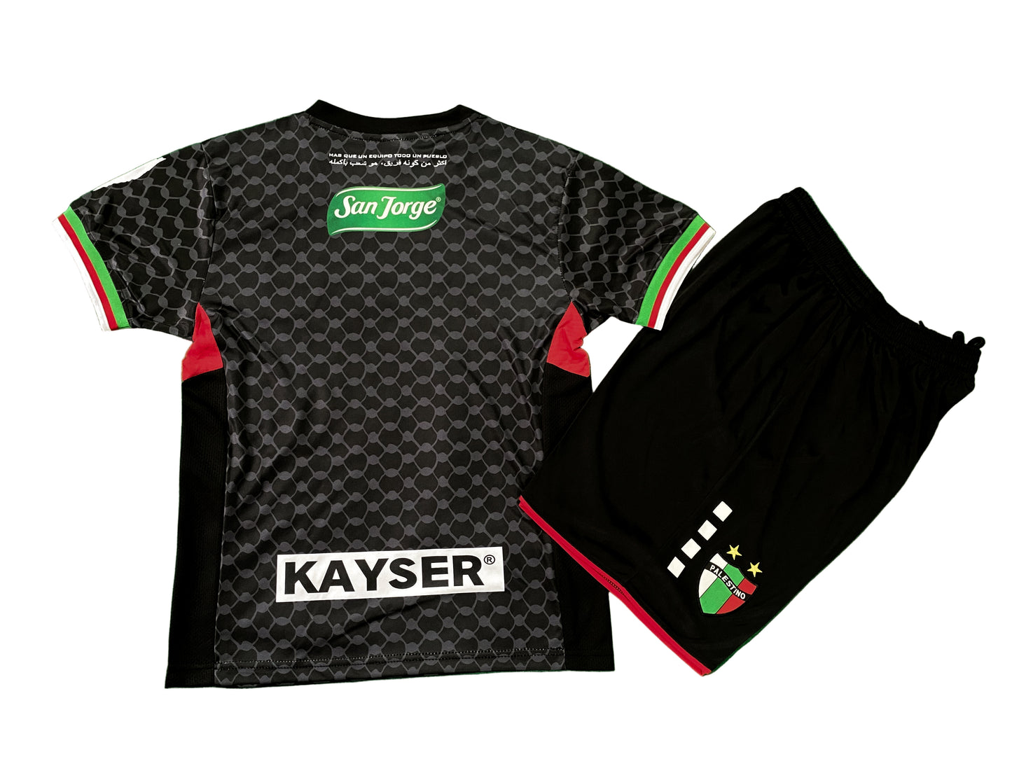 Conjunto Palestino Niños - Infantil | Negro