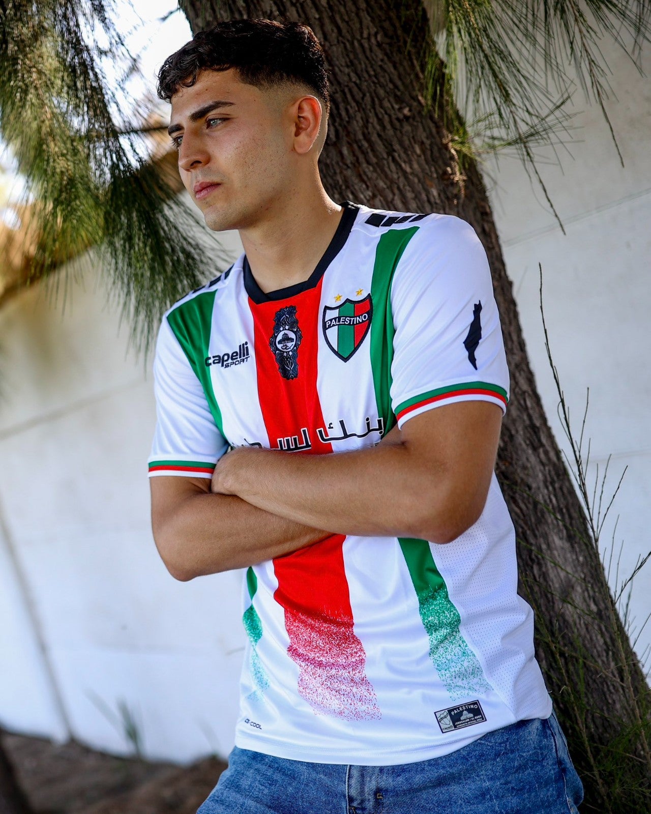 Camiseta Oficial Capelli Palestino Fútbol Chile de Palestina 2024