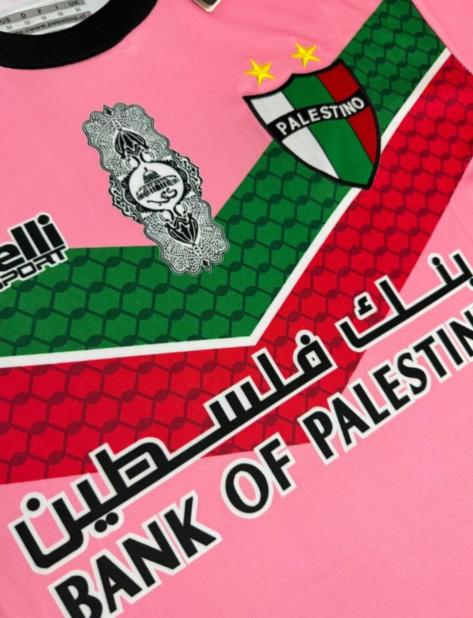 Maillot Officiel Rose Palestino Chili 2022/2023