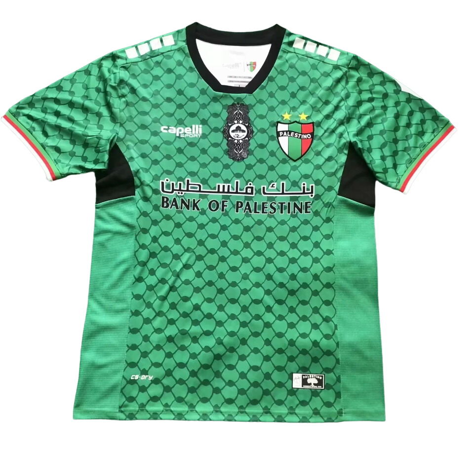 Camiseta Palestina Palestino Chile Futbol Oficial Verde 2024 2025