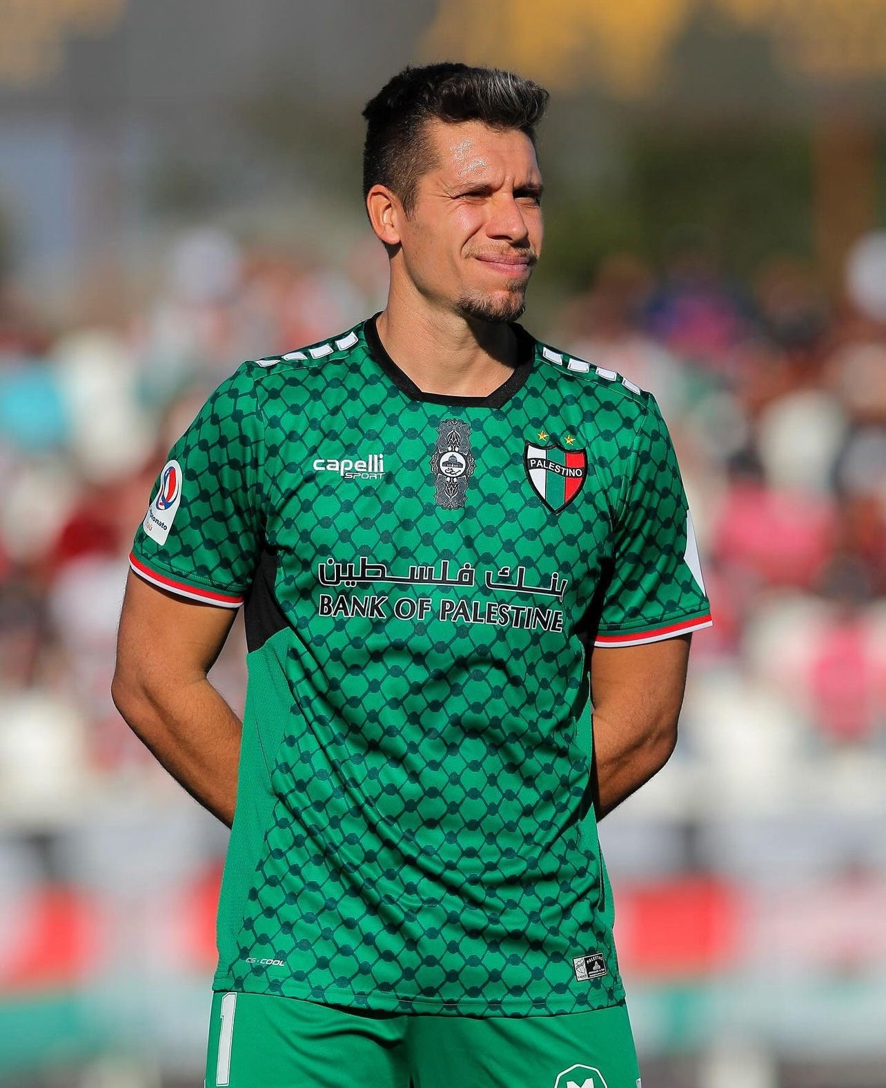 Camiseta Palestina Palestino Chile Futbol Oficial Verde 2024 2025