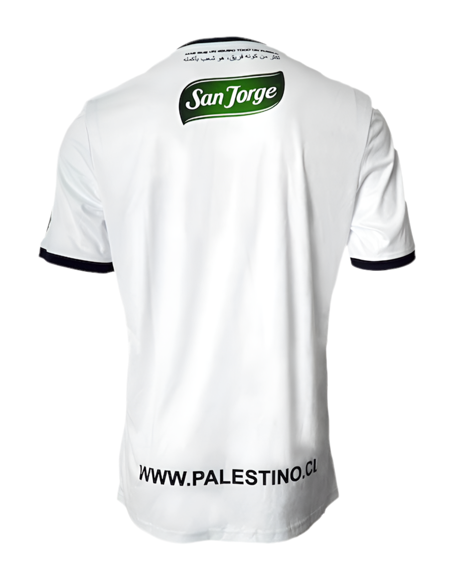 Camiseta Palestino blanca fútbol chile 2020 2021 2022 2023 2024 2025 Capelli Sport