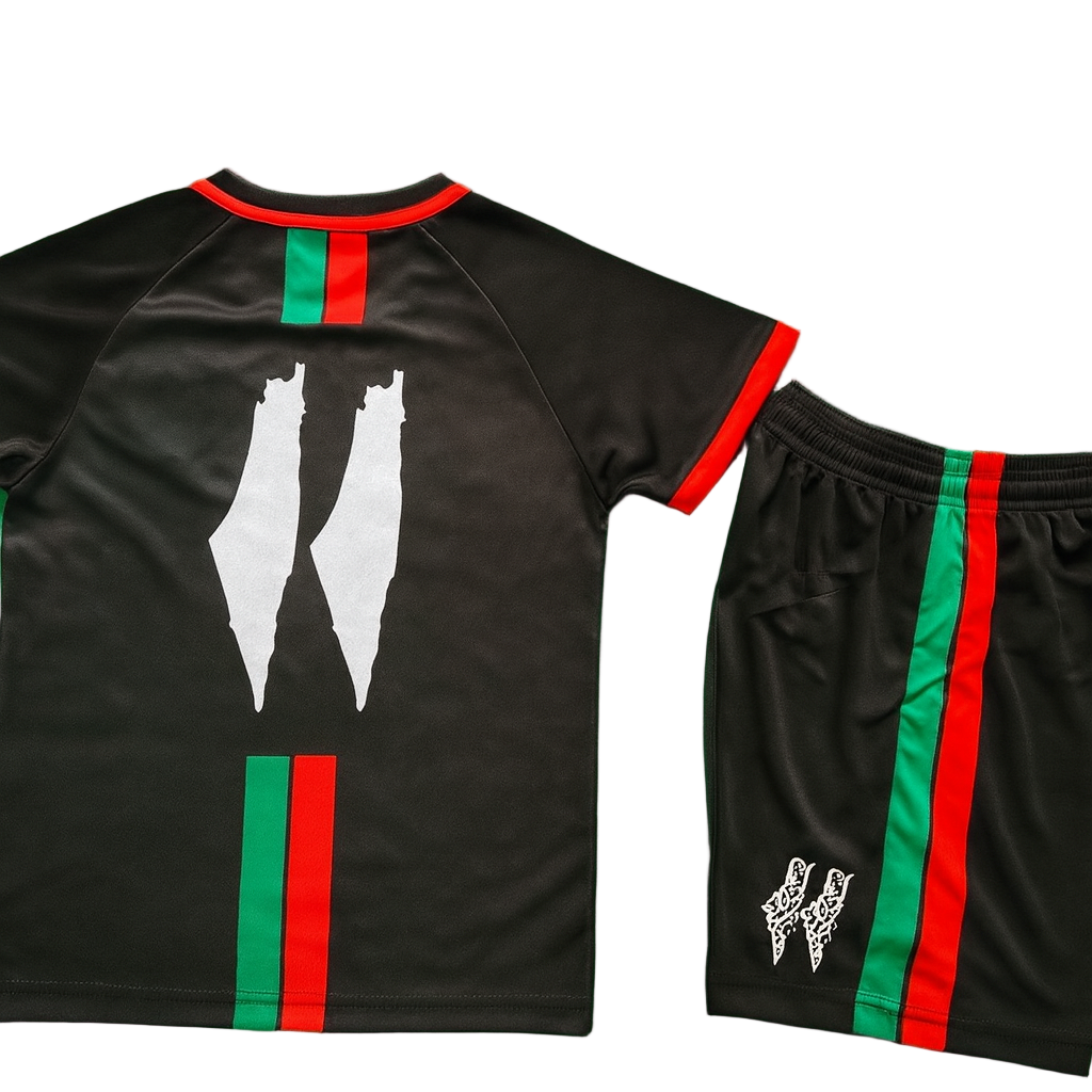 Conjunto Palestina Niños - Infantil | Negra