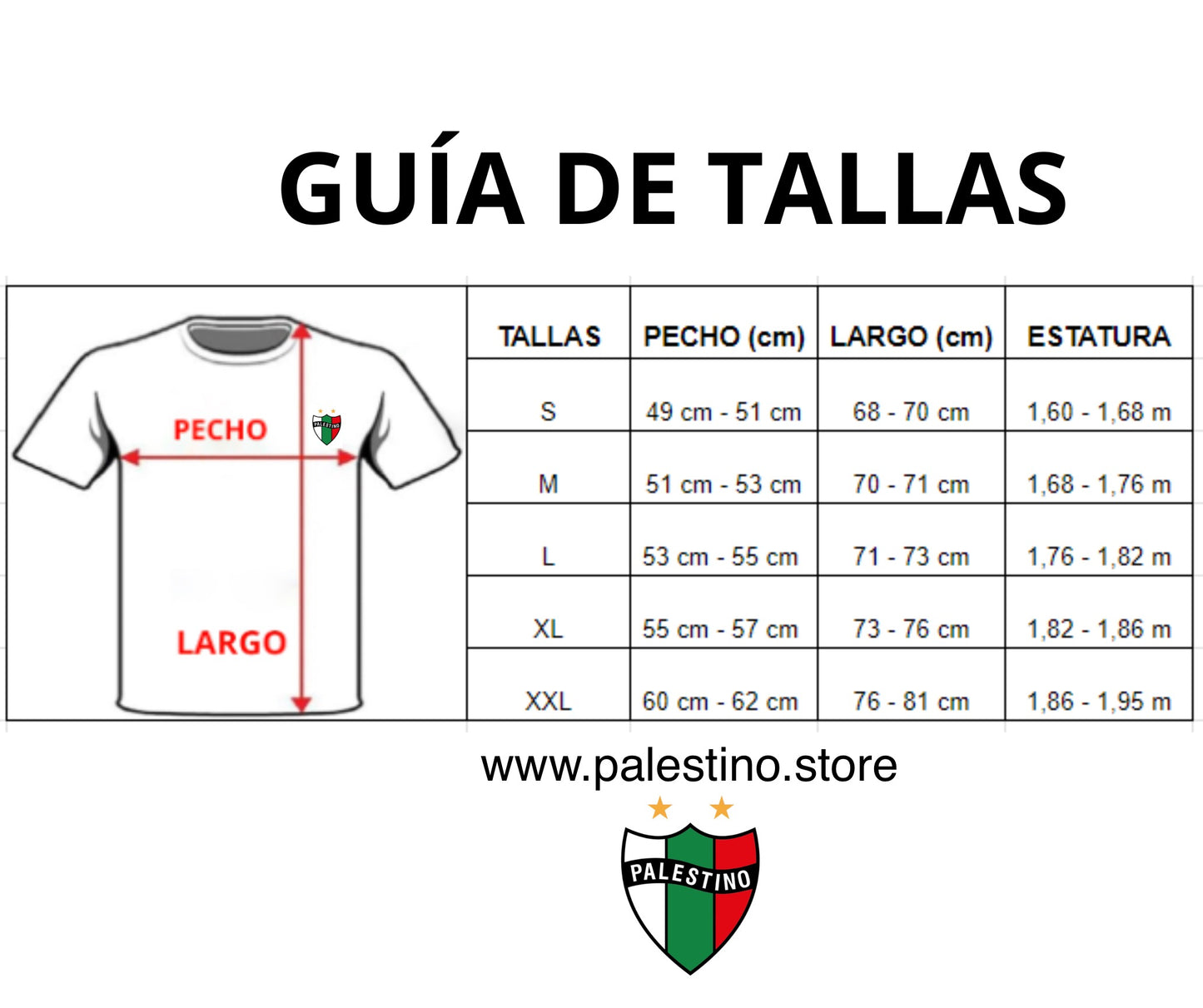 Official Palestino Chile Red Jersey 2024/2025