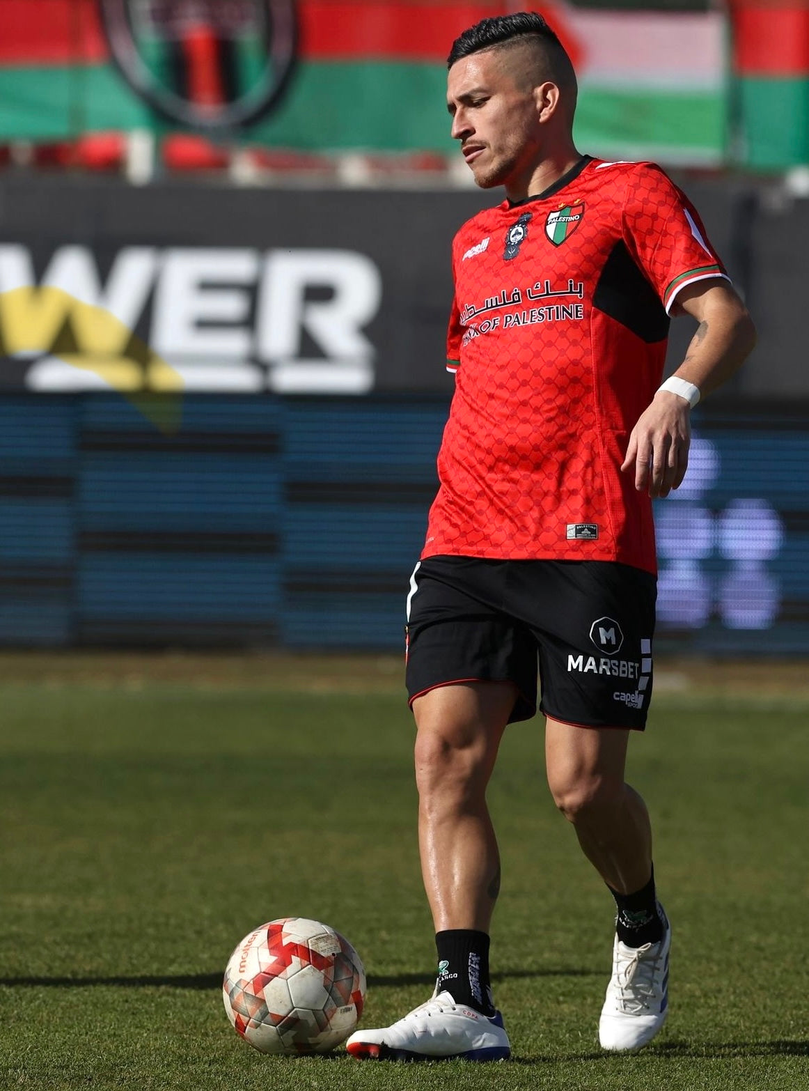 Camiseta fútbol Chileno Palestino Roja Rojo palestina 2024