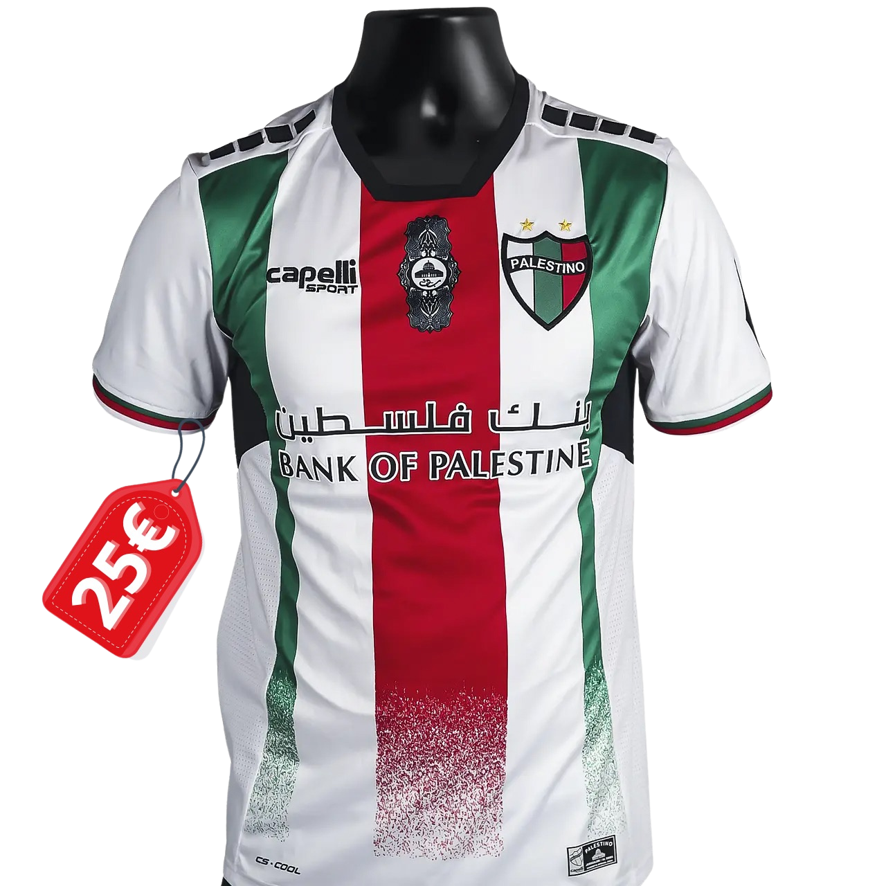 Camiseta Palestina Chile Oficial Local 2024 2025 Palestino 25 Palestino Store