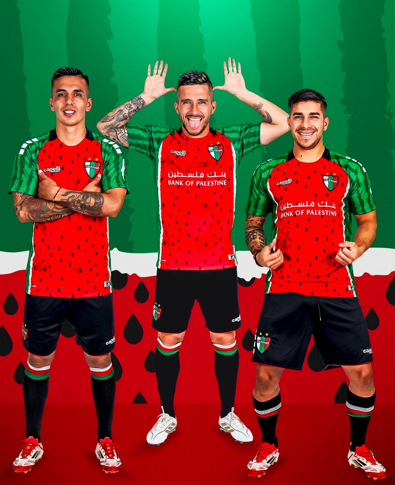 Maillot Pastèque Palestino Chili 2025 / 2026