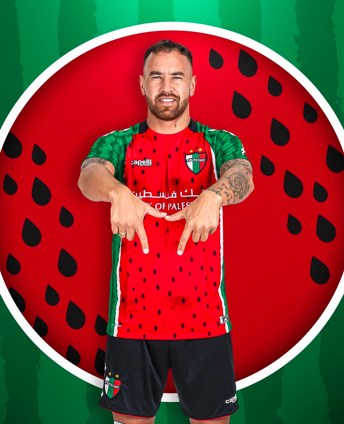 Maillot Pastèque Palestino Chili 2025 / 2026