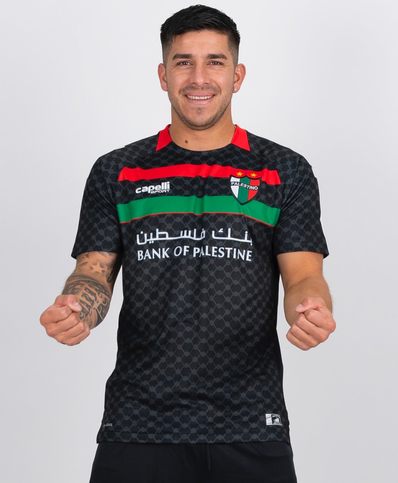 Maillot Palestino Chili Officiel 2025 / 2026 Noir
