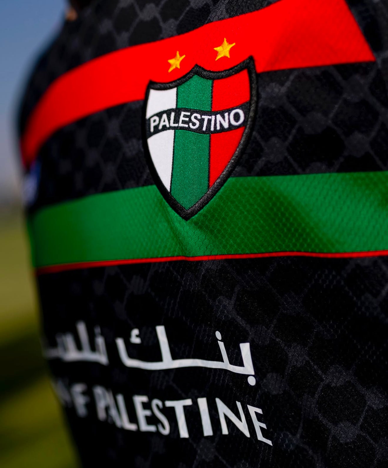 Maillot Palestino Chili Officiel 2025 / 2026 Noir
