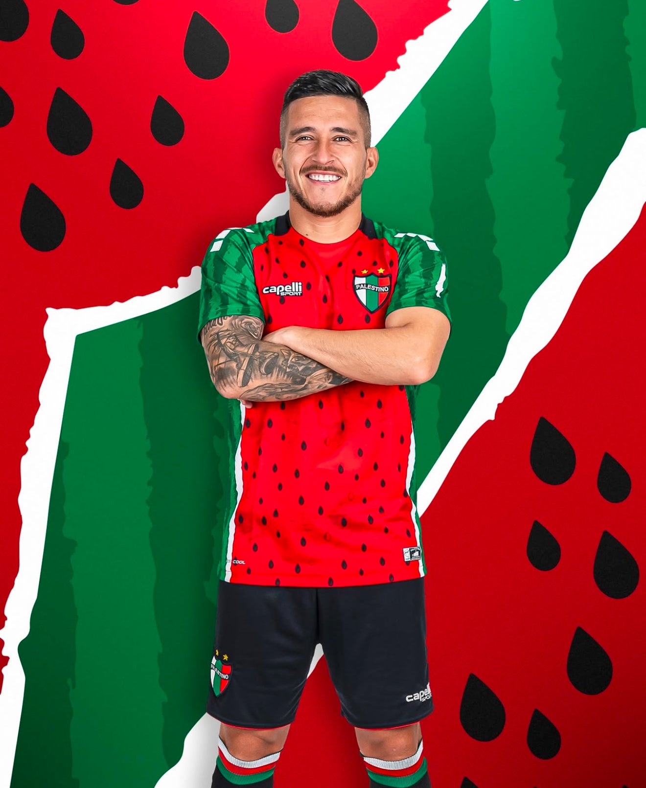 Maillot Pastèque Palestino Chili 2025 / 2026
