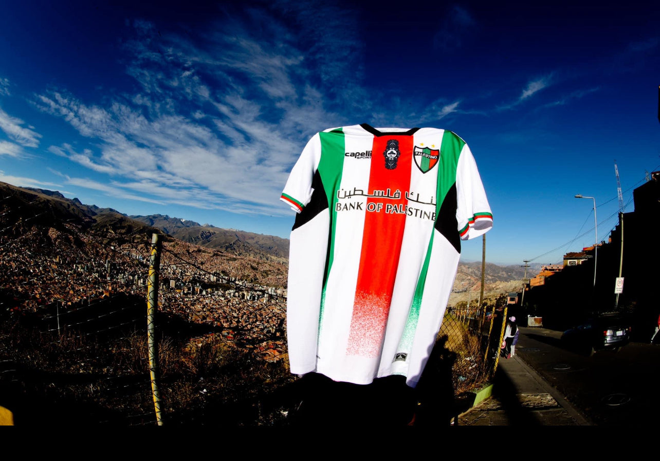 Camiseta Palestina Capelli Palestino fútbol chile 2024 2025