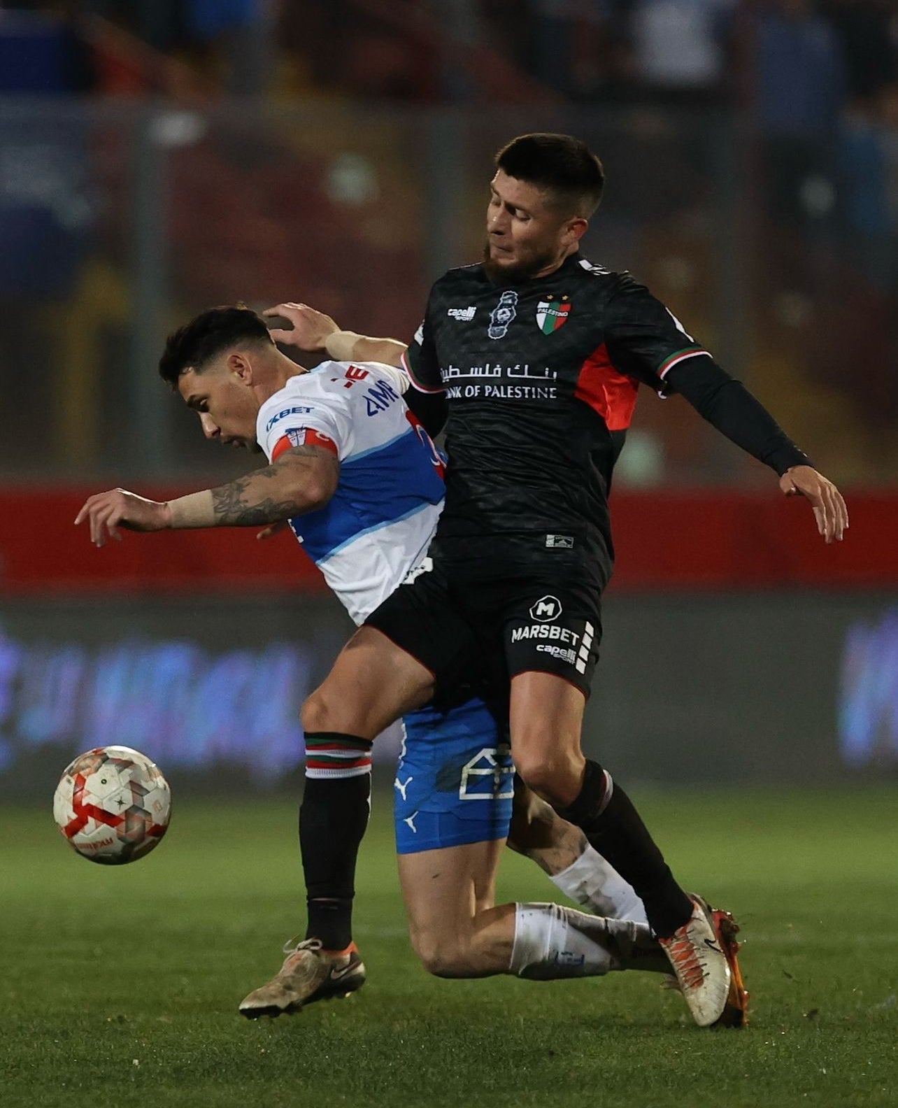 Camiseta Palestina Capelli Palestino negra fútbol chile 2024 2025