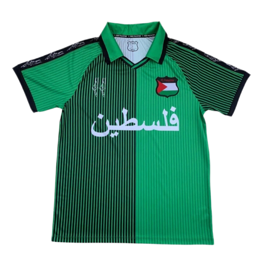 Camiseta Fc Palestine Futbol Maillot Green Retro