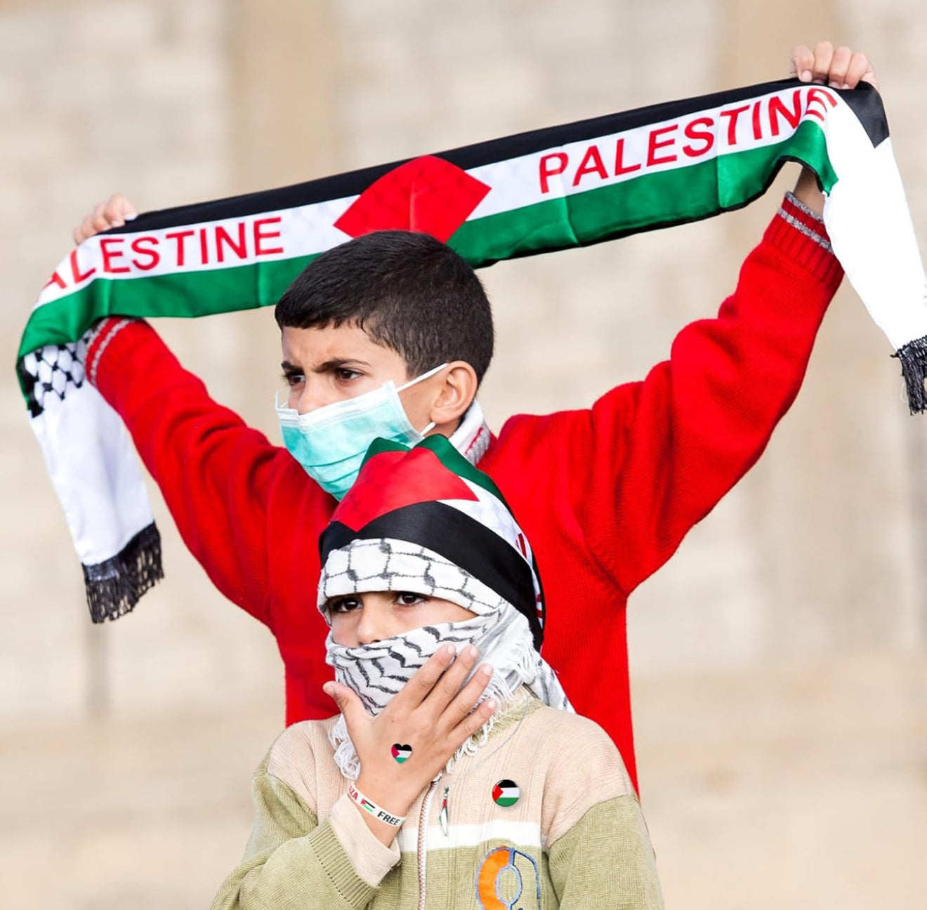 Complementos Palestina, Bufandas y Pulseras