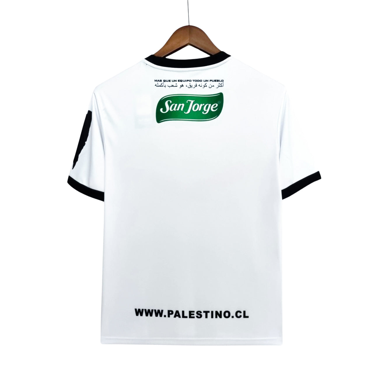 Camiseta Blanca Palestino Fútbol Chile oficial 2022 / 2023