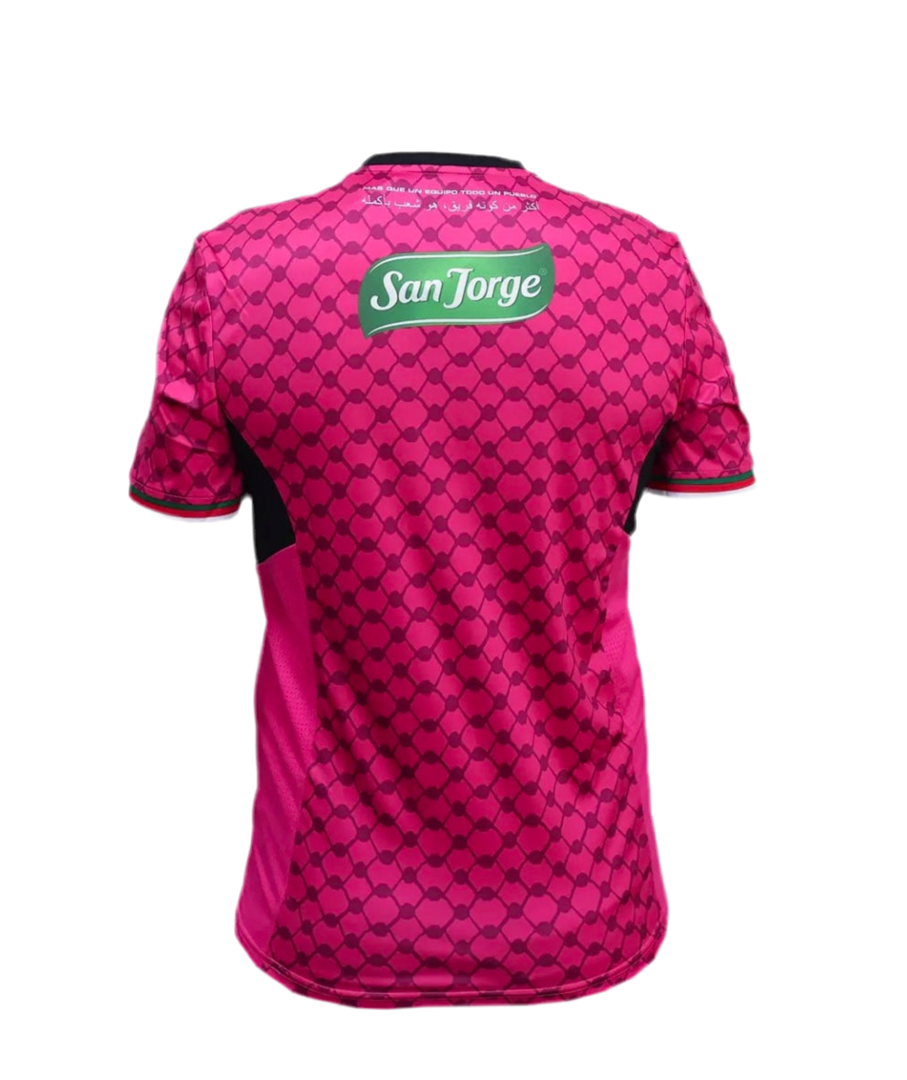 Camiseta Rosa Club deportivo Palestino Chile 2024