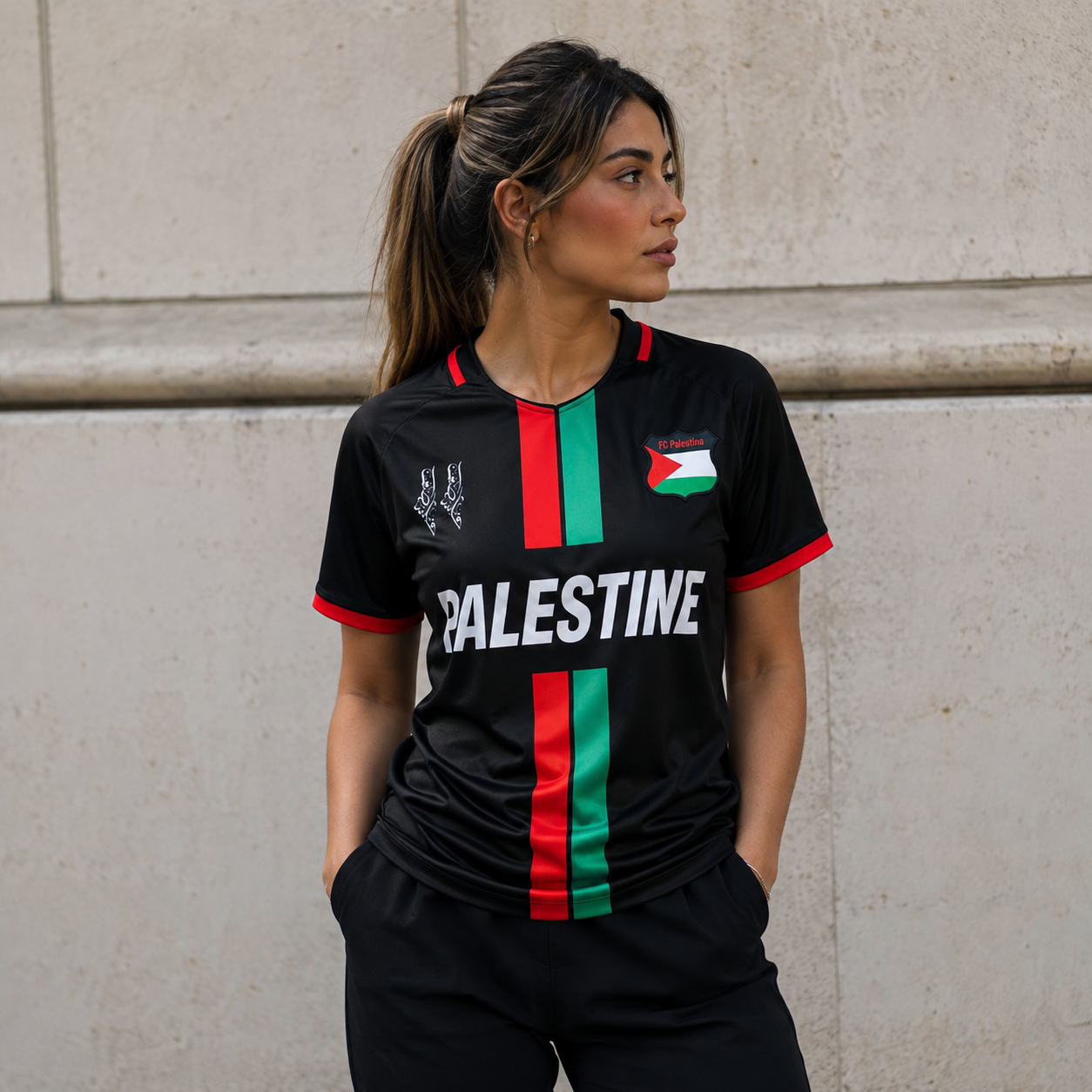 Maglia Calcio Palestina 2025 con Mappa 11 | FC Palestina