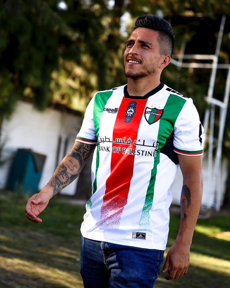 Camiseta Oficial Capelli Palestino Fútbol Chile de Palestina 2024