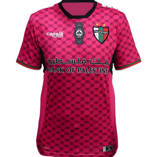 Camiseta Rosa Club deportivo Palestino Chile 2024 2025