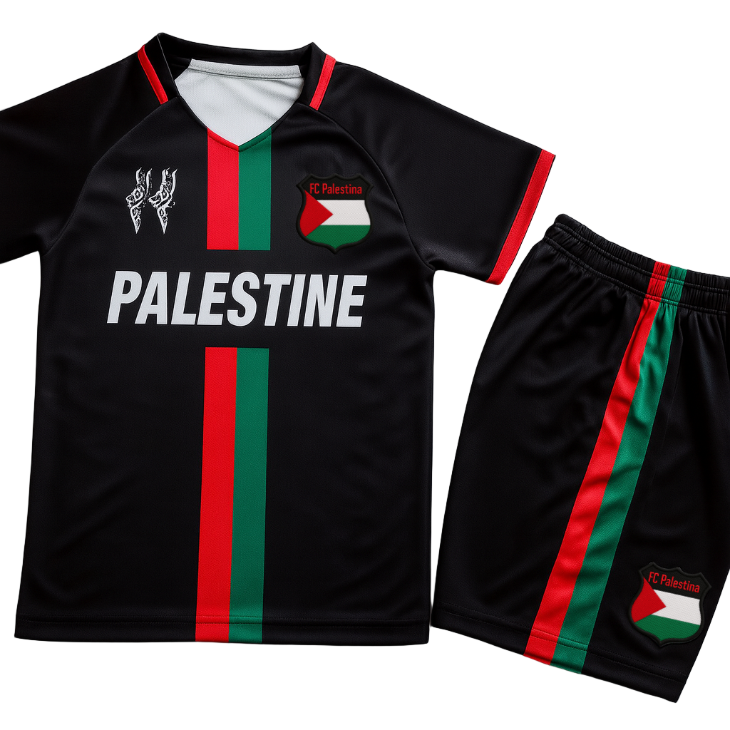 Conjunto Palestina Niños - Infantil | Negra