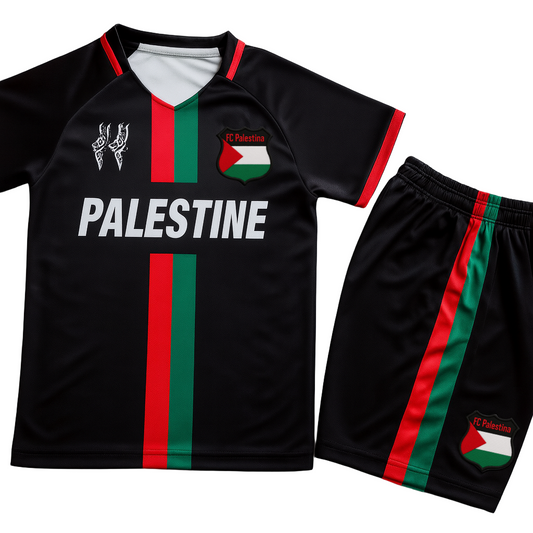Conjunto Palestina Niños - Infantil | Negra