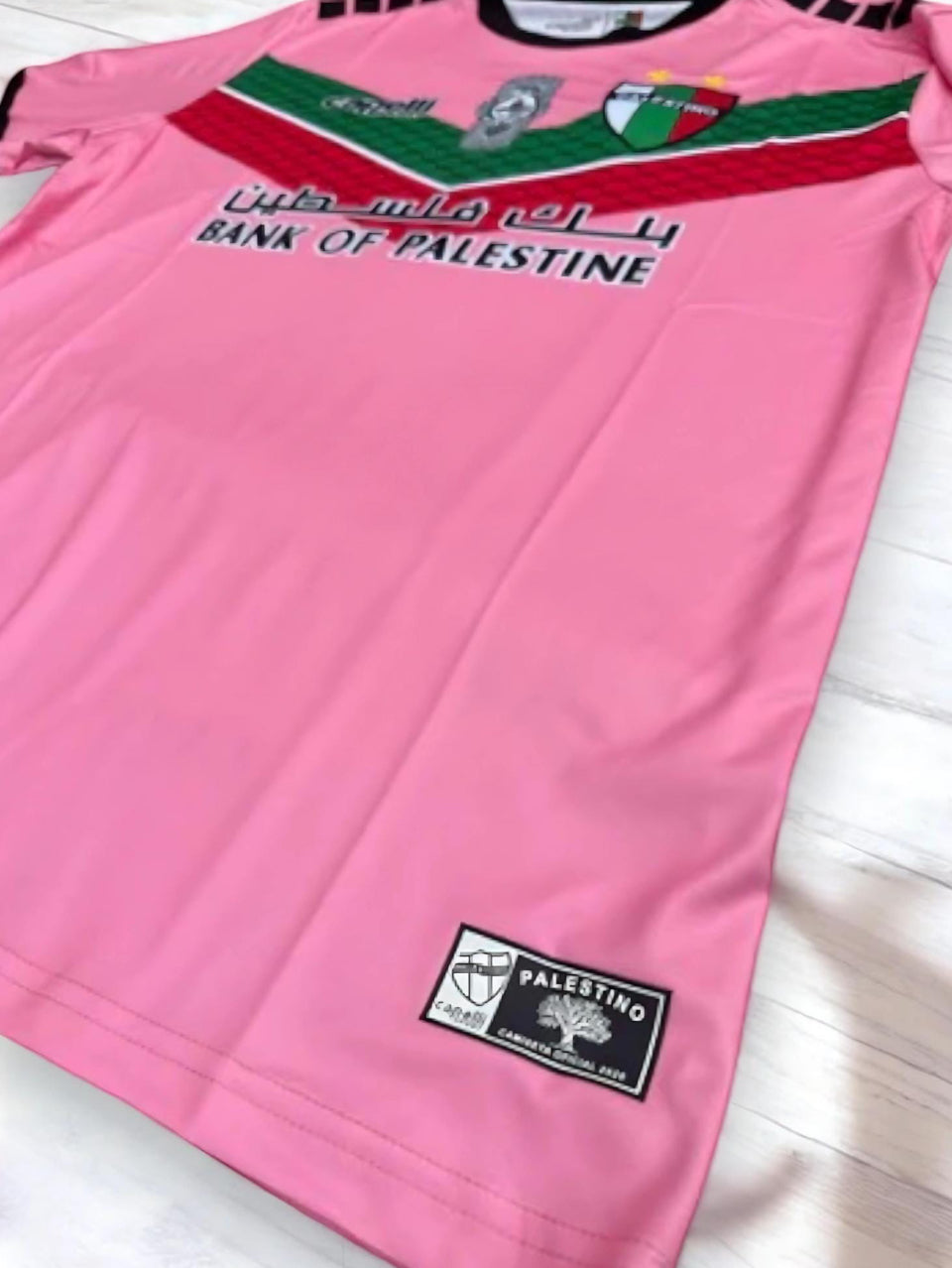 Camiseta Rosa Palestino Chile oficial 2022 / 2023