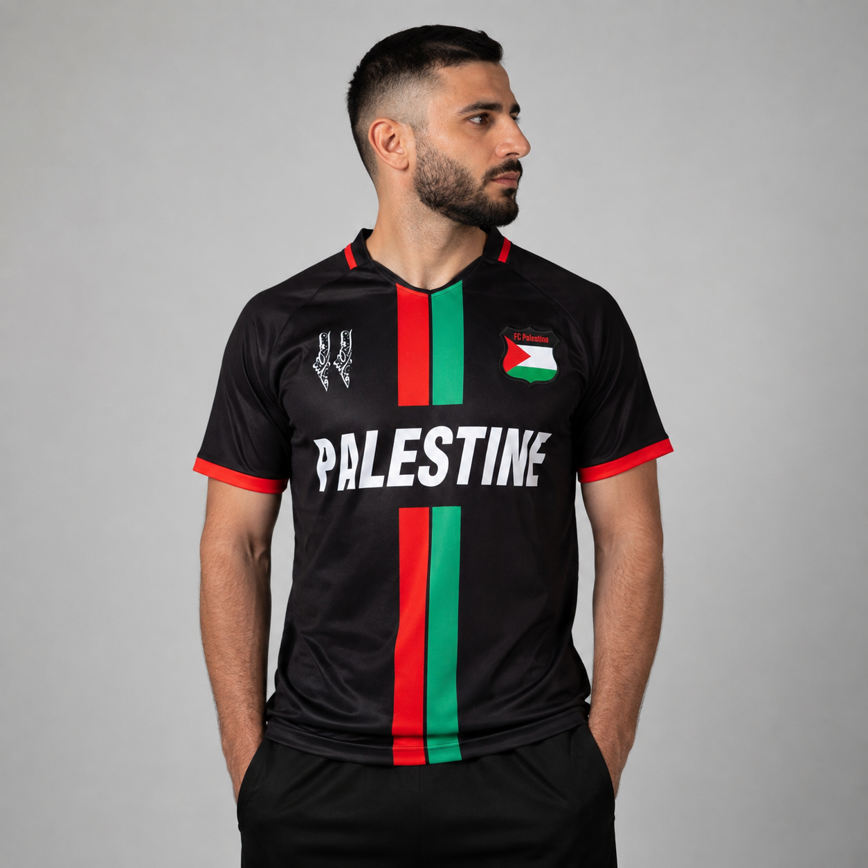 Maglia Calcio Palestina 2025 con Mappa 11 | FC Palestina