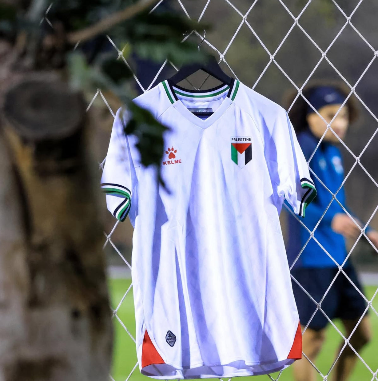 Camiseta Selección Palestina de Fútbol Visitante Oficial 2025 – Kelme
