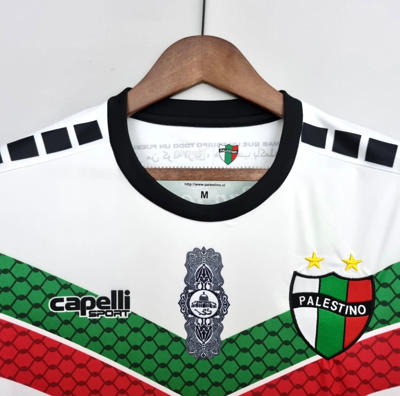  T-shirt Palestino Chile Official White Jersey 2024 / 2025