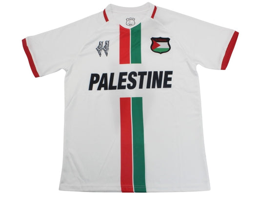 Camiseta Palestina Fútbol 2025 con Mapa 11 Blanca