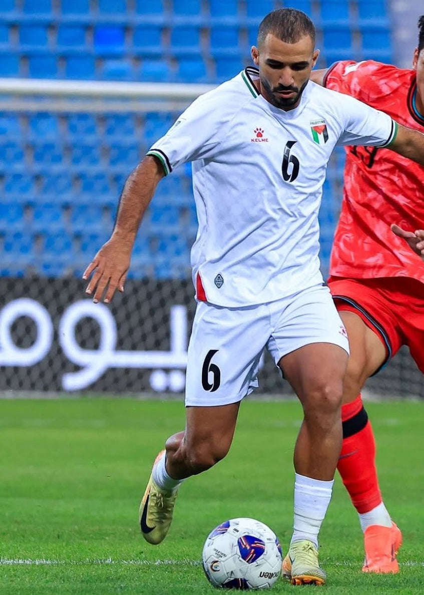 Camiseta Selección Palestina de Fútbol Visitante Oficial 2025 – Kelme