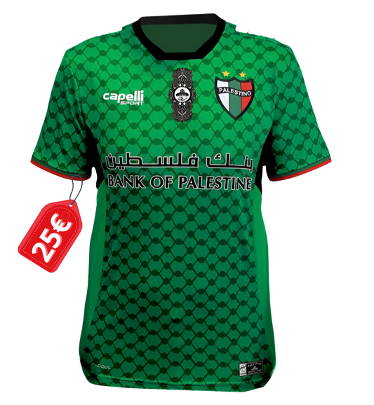 Camiseta Palestino Verde fútbol chile 2024 2025 Capelli Sport