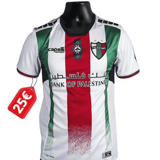 Camiseta Palestino Oficial Local fútbol chile 2024 2025 Capelli Sport